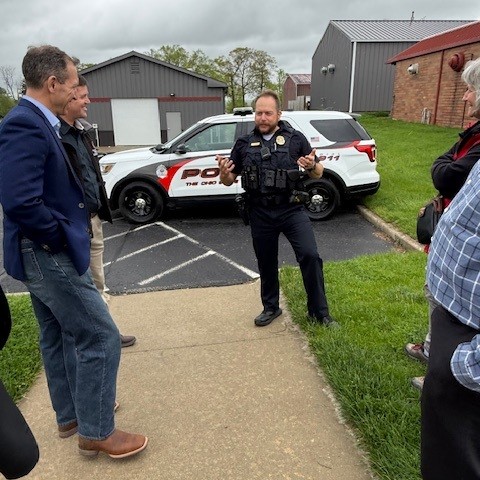 OhioStateFOD's tweet image. FDC's Associate Vice President @kristinpoldema1 and A&P Senior Vice President @ckabourek were on site visit yesterday at CFAES Wooster.
