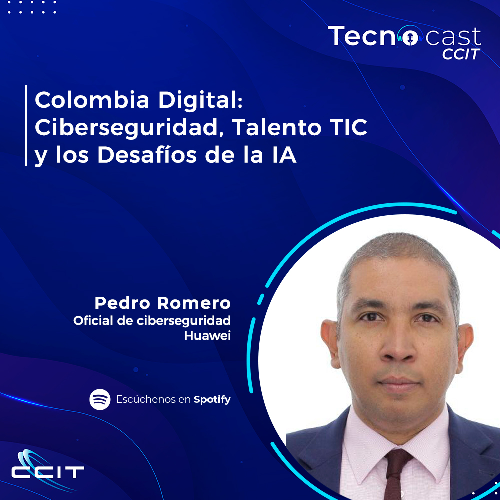 CCIT (@ccit_) on Twitter photo 📢Los invitamos a que escuchen nuestro mas reciente episodio del #TecnocastCCIT invitamos a Pedro Romero Oficial de #Ciberseguridad de <a href="/Huawei_Colombia/">Huawei Colombia</a> para hablar de #IA, #Ciberseguridad y #TalentoTIC.
Escúchenos aquí: bit.ly/ColDigitalTecn… 📢Los invitamos a que escuchen nuestro mas reciente episodio del #TecnocastCCIT invitamos a Pedro Romero Oficial de #Ciberseguridad de <a href="/Huawei_Colombia/">Huawei Colombia</a> para hablar de #IA, #Ciberseguridad y #TalentoTIC.
Escúchenos aquí: bit.ly/ColDigitalTecn…