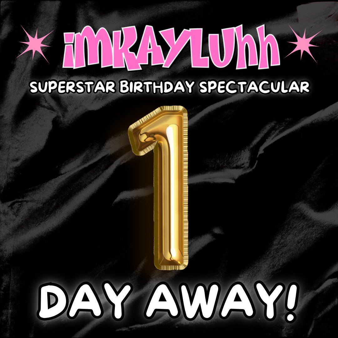 TOMORROW is my Superstar Birthday Spectacular on Twitch! Please retweet if you can my friends 🔄

Join the celebration on May 8th at 4PM CST — that’s:
2PM PST | 3PM MST | 5PM EST | 10PM BST | 11PM CEST 💖

Get ready for games, vibes, giveaways &amp; birthday energy you don’t wanna