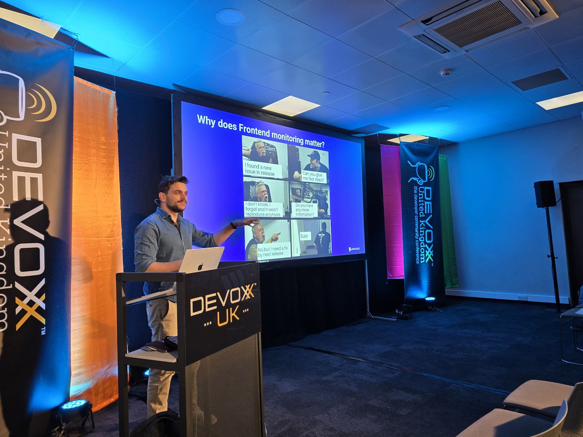 antetmc2's tweet image. I was curious to see @dev_lagarde talk about frontend monitoring considering how much effort we put inside of my talk and it was so interesting 🙌🙌 I didn&apos;t work with Open Telemetry much, so it was really great to hear more about it 💡💡I think that it could be interesting to…