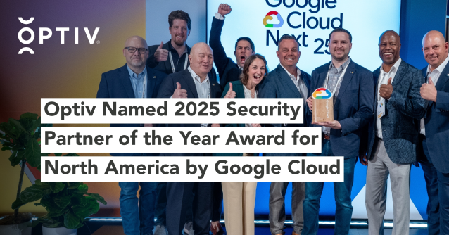 al_larson's tweet photo. Thank you for recognizing @Optiv, #GoogleCloud! 🎉 Through our alliance, we’re providing our clients with scalable, #Cloud-focused solutions to grow securely and manage #CyberRisk: https://t.co/6A6J79PWpK https://t.co/vsogYvgbki