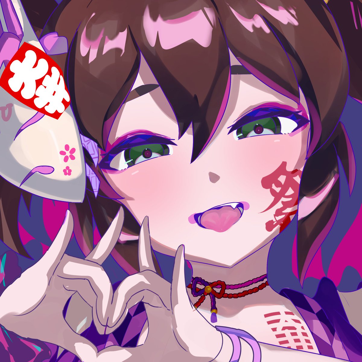 顔可愛く描けたね 