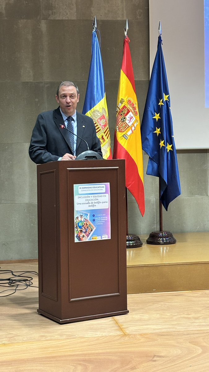 Consejería Educación Andorra (@consjeduandorra) on Twitter photo El Embajador de España y el Secretari d’Estat d’Educació inauguran las III Jornadas Educativas
¡Comenzamos!
#educacionyequidad
<a href="/EmbEspAndorra/">Emb. España Andorra</a> <a href="/CE_MariaMoliner/">Colegio Español María Moliner</a> El Embajador de España y el Secretari d’Estat d’Educació inauguran las III Jornadas Educativas
¡Comenzamos!
#educacionyequidad
<a href="/EmbEspAndorra/">Emb. España Andorra</a> <a href="/CE_MariaMoliner/">Colegio Español María Moliner</a>