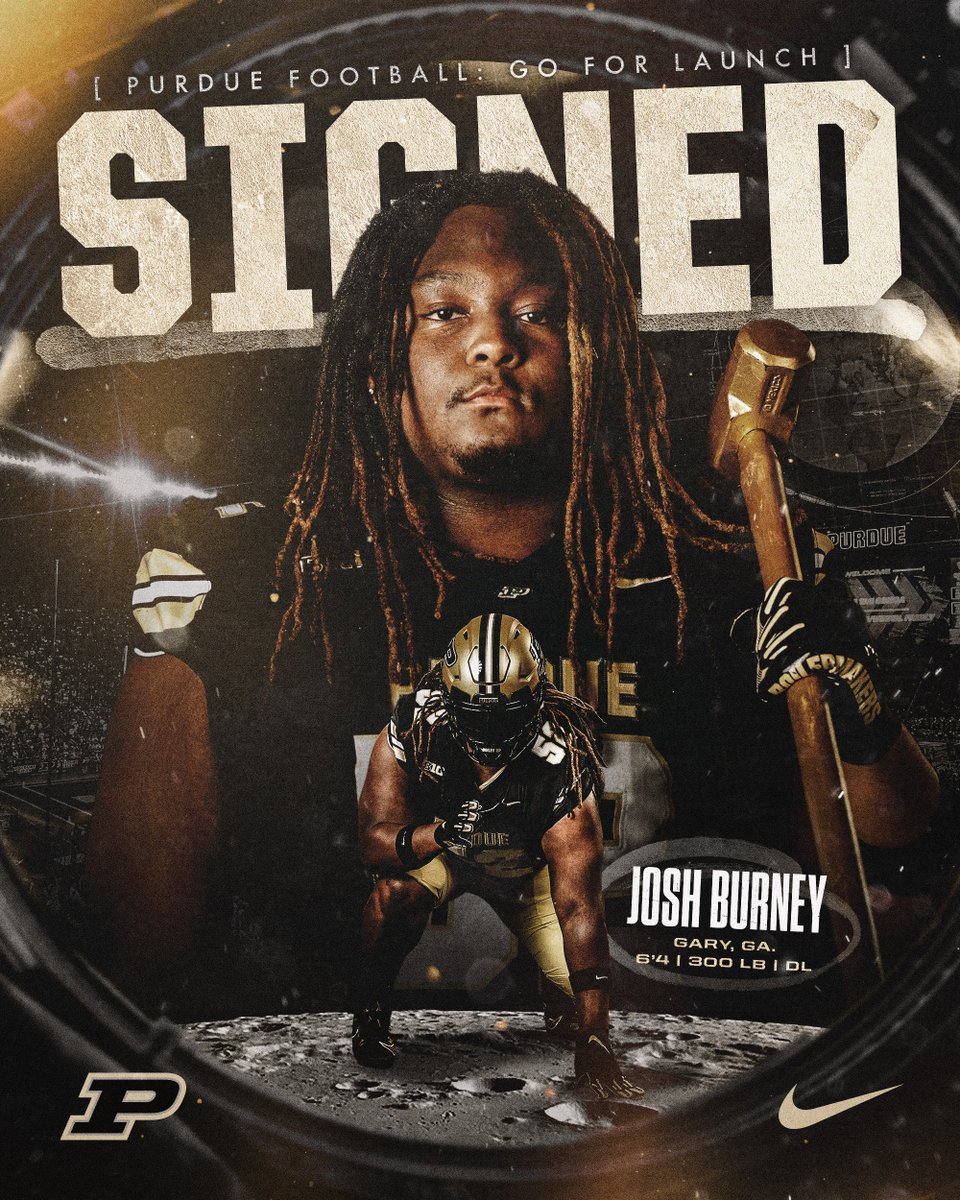 Beefing up the interior of the defensive line.

<a href="/JoshuaBurn73004/">Josh Burney</a> is a Boilermaker!

#BoilerUp25