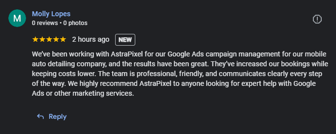 First review on the new GBP :)