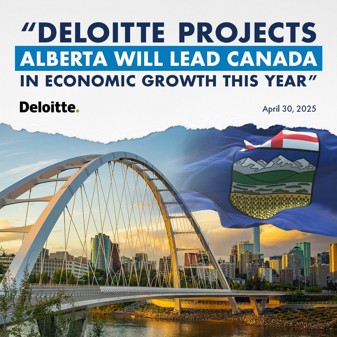 There is a lot of uncertainty in the world but it is good to see that most forecasters are projecting that Alberta will have the fastest growing economy in Canada this year.