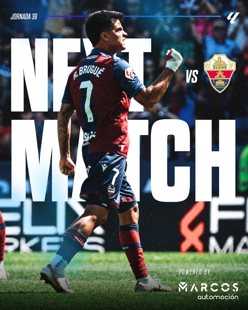 NEXT MATCH
🆚 <a href="/elchecf/">Elche Club de Fútbol 🌴💯</a> 
📅 Sábado 10 (18:30h)
#ElcheLevante