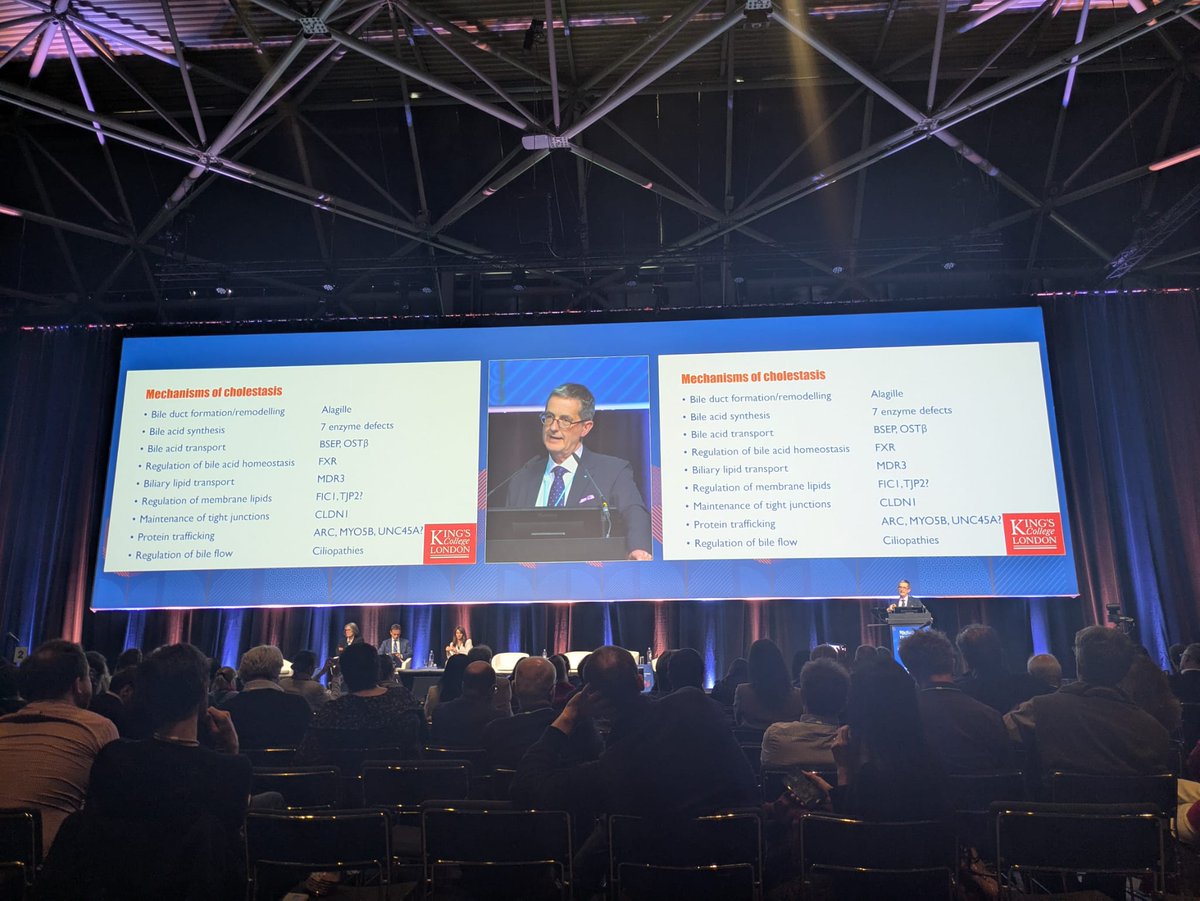 Exploring new frontiers at #EASLCongress as Professor Richard J. Thompson delivers today’s State-of-the-Art lecture on how genetics is reshaping our understanding of unexplained cholestasis.

The session highlights key mechanisms of genetic cholestasis, the influence of genetic