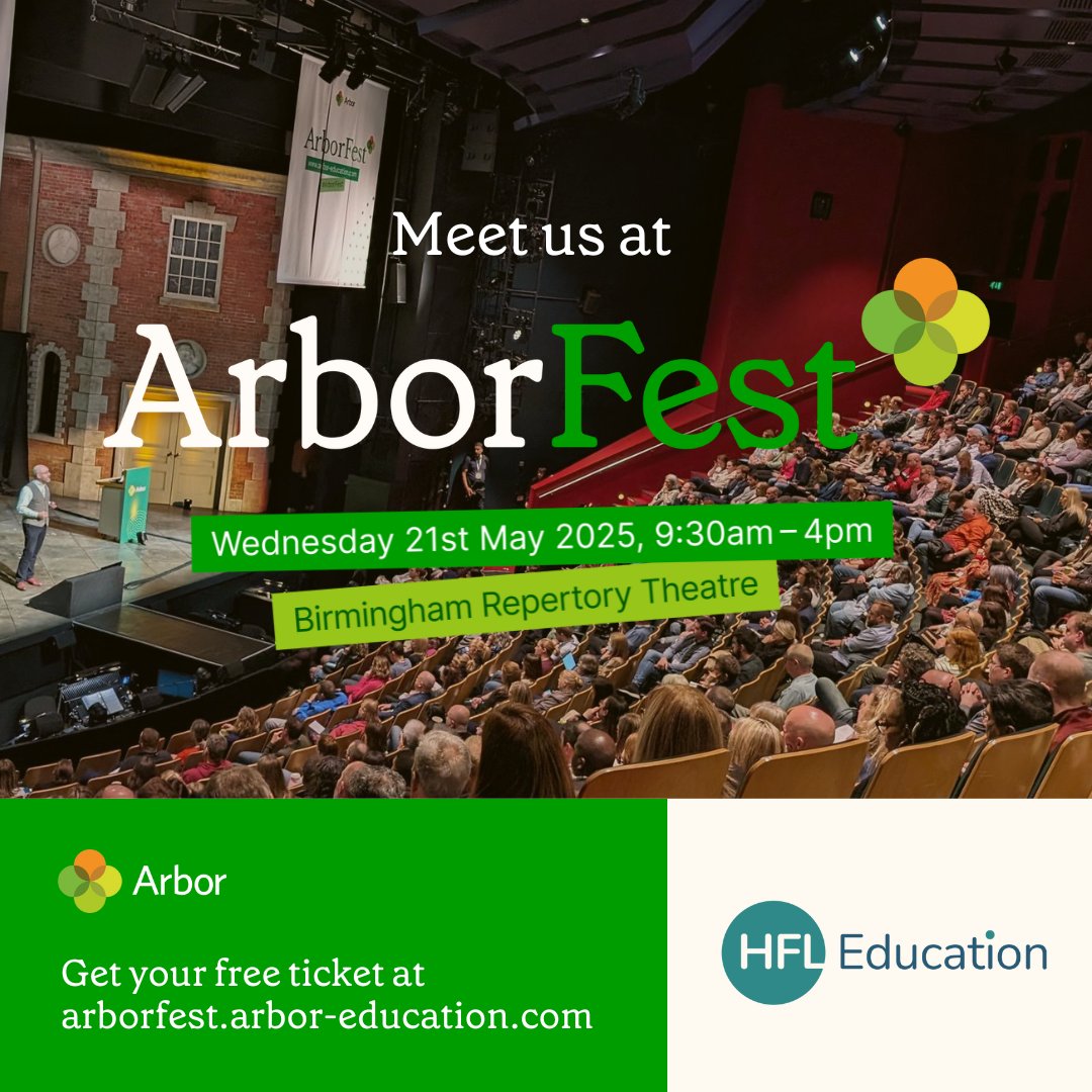 HFL Education (@hfl_education) on Twitter photo We're going to be at #ArborFest 2025đ
We are looking forward to meeting everyone in person. If you're attending, please do come and say hiđand bring your friends to see us too!
<a href="/ArborEdu/">Arbor Education</a> We're going to be at #ArborFest 2025đ
We are looking forward to meeting everyone in person. If you're attending, please do come and say hiđand bring your friends to see us too!
<a href="/ArborEdu/">Arbor Education</a>