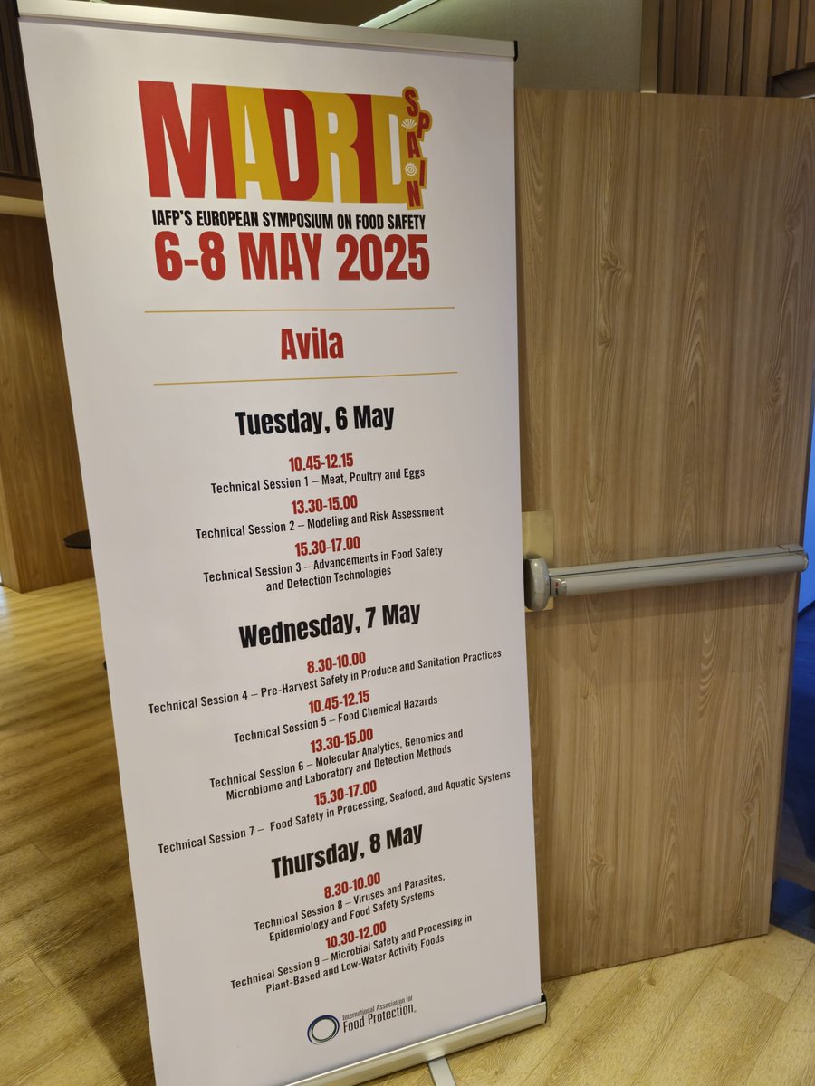👩‍🔬Beatriz Silva presented her work on <a href="/microorcproject/">MICROORC</a>  @ #IAFP's European Symposium. 

🐔Her work on “Chicken breasts packaged under different gas compositions reveal distinct microbial communities and olfactive characteristics” contributed to important discussions.

Well done!
