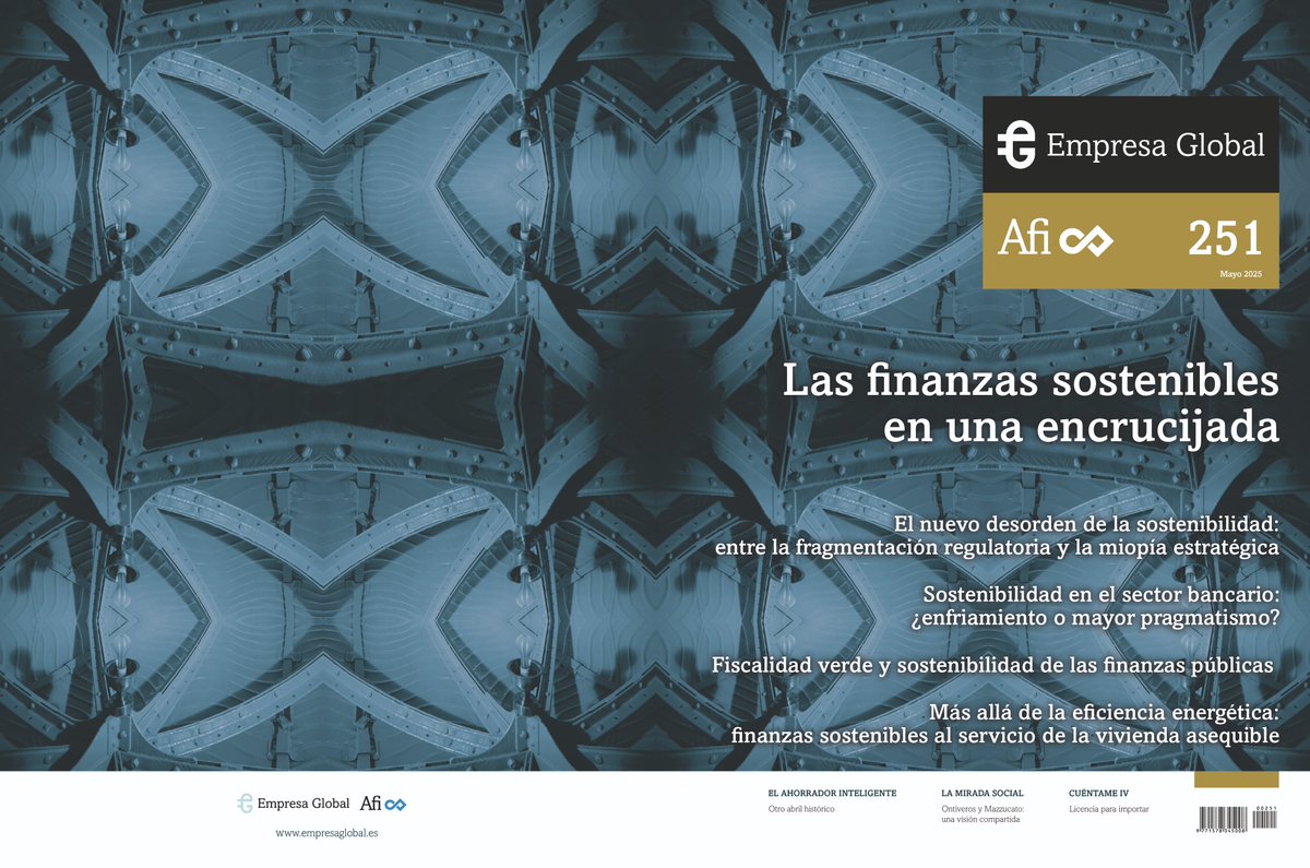 En el Mes de las finanzas sostenibles de Afi, publicamos el nº 251 de #EmpresaGlobal donde analizamos el papel de la #sostenibilidad en el sector bancario, las finanzas públicas y la vivienda, así como los últimos cambios regulatorios.

Edición completa▶️empresaglobal.es