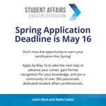 Photo by StudentAffairsCertification (@SACertification)