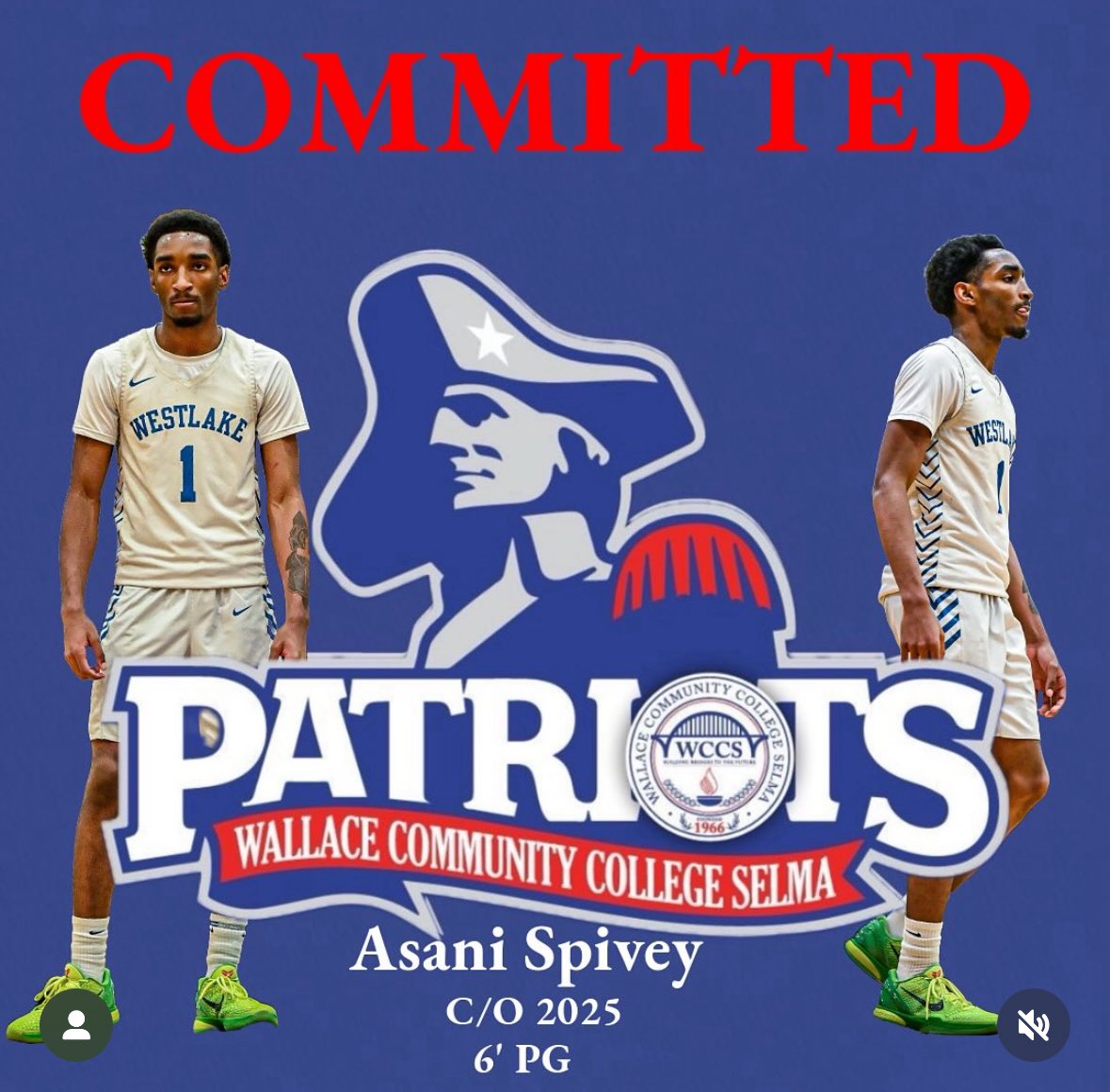 WCCS Men’s Basketball (@wccsmbb) on Twitter photo Signed ✍🏾
Join us in welcoming Asani Spivey ( <a href="/beanspivey25/">Asani (Bean) Spivey</a> ) to the Patriots nation family🔴⚪️🔵! Signed ✍🏾
Join us in welcoming Asani Spivey ( <a href="/beanspivey25/">Asani (Bean) Spivey</a> ) to the Patriots nation family🔴⚪️🔵!