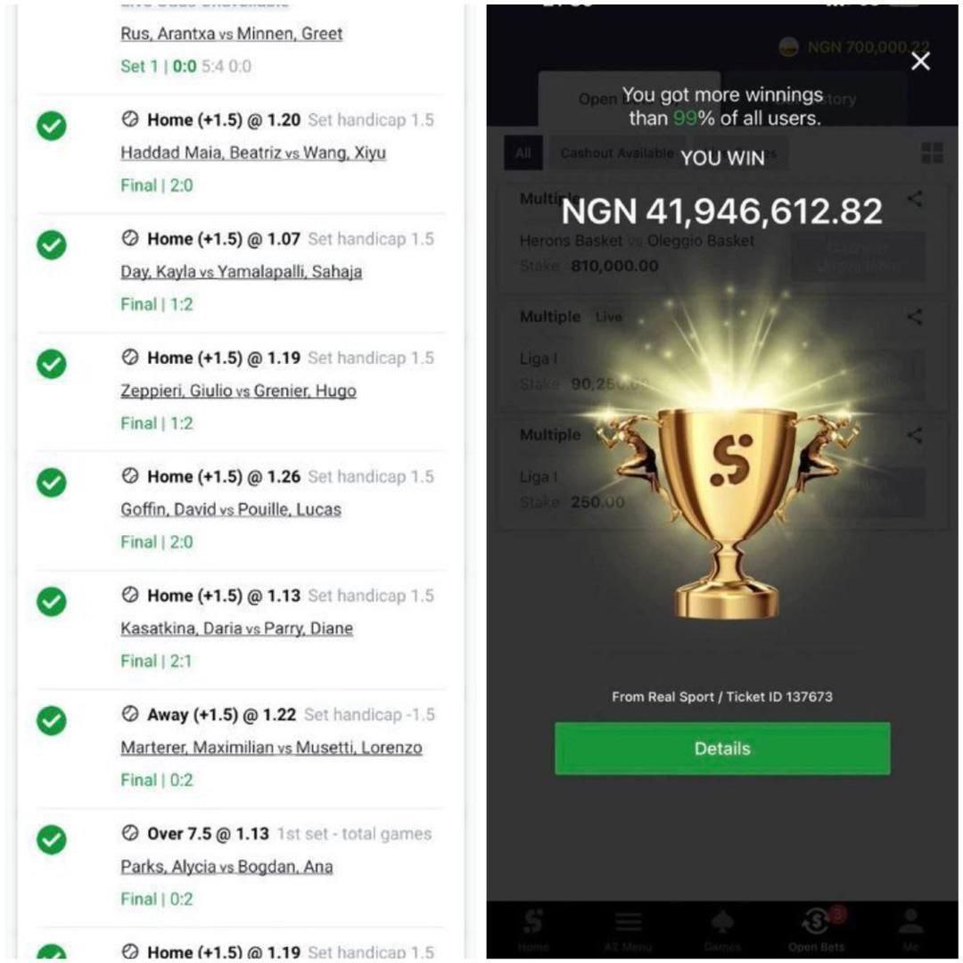 BACK TO BACK TO BACK WINNING!!! 🏆 

HE IS VERY CONSISTENT WITH WINS!!! 
EVERYTHING HE POSTS IS FREE!! 

JOIN HIM NOW AND GET UR FIRST WIN ON SPORTYBET 🫵🫵🫵🫵

USE THIS LINK TO JOIN HIS CHANNEL 🫵🫵🫵 t.me/+WViU9KbrxD42Z…
t.me/+WViU9KbrxD42Z…
t.me/+WViU9KbrxD42Z…