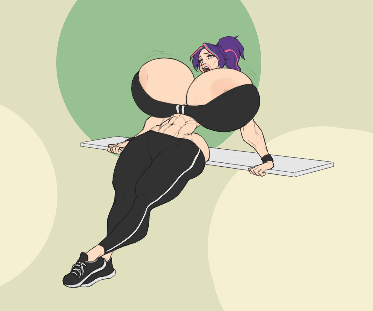 How hard would you work out if you got boob mass at the same time you got muscle mass?