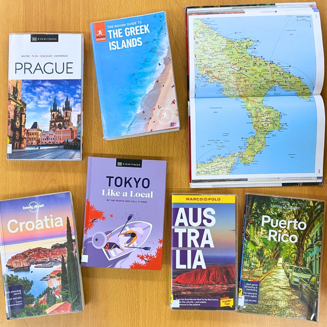 Farnham Library (@farnhamlibrary) on Twitter photo Whether you've booked a #holiday or you're keen to learn about places around the world, we have a vast selection of #travel books to choose from! 🌏
Browse the shelves at #FarnhamLibrary or reserve a book online or via the <a href="/SurreyLibraries/">Surrey Libraries UK</a> app!
#SurreyLibraries #Summer Whether you've booked a #holiday or you're keen to learn about places around the world, we have a vast selection of #travel books to choose from! 🌏
Browse the shelves at #FarnhamLibrary or reserve a book online or via the <a href="/SurreyLibraries/">Surrey Libraries UK</a> app!
#SurreyLibraries #Summer