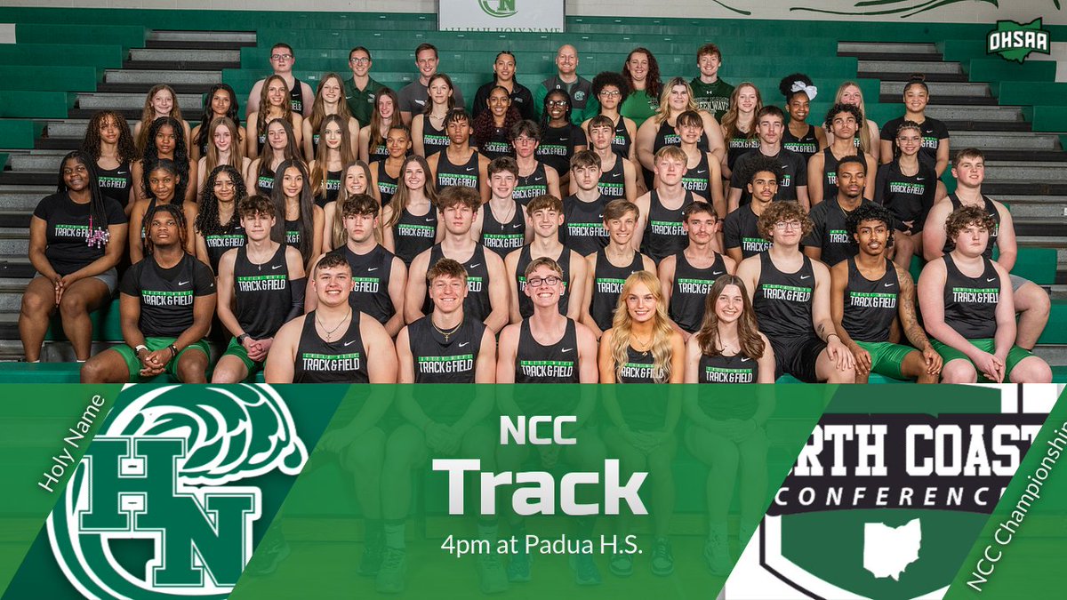 Come out &amp; support <a href="/HNTrack2017/">HN XC and Track</a> at the NCC track &amp; field championships this evening. Field events at 4pm and running at 5:30pm at Padua stadium. Let's go Green Wave! #NamerPride #AllHail <a href="/HNGreenwave/">Holy Name High School</a>