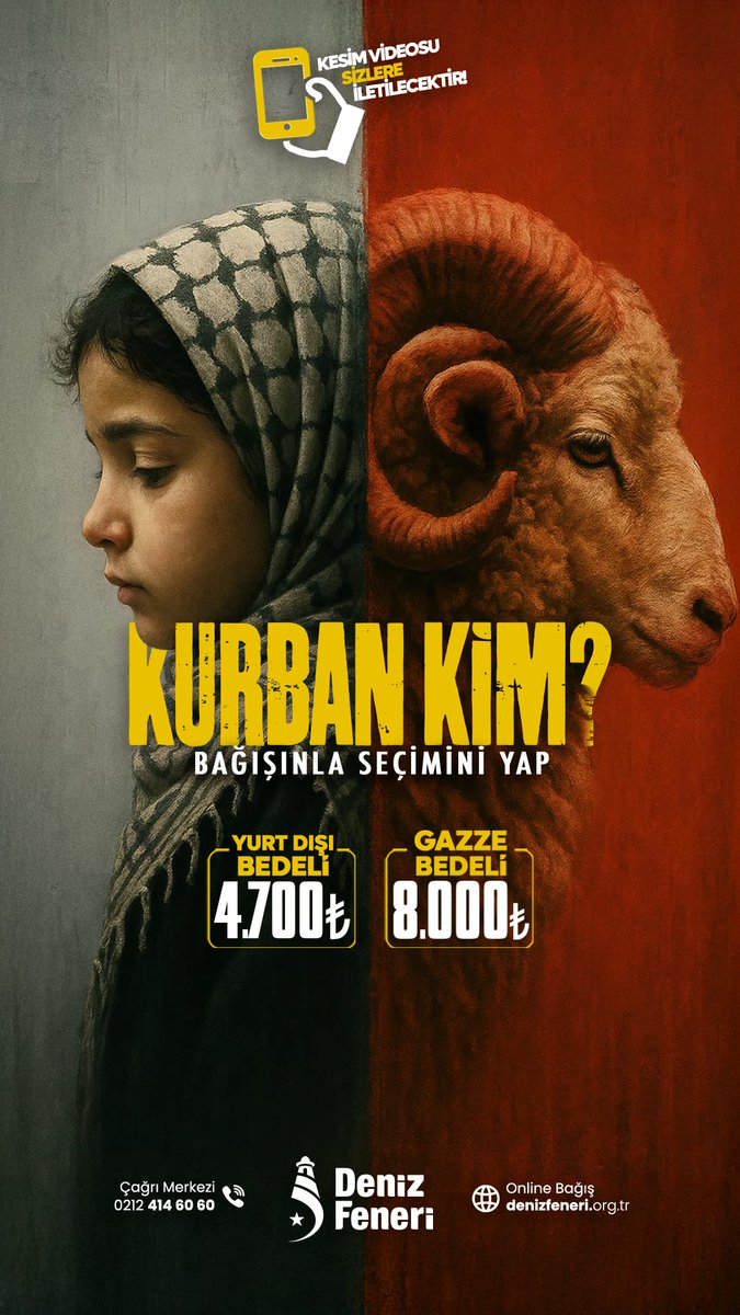 Sence Kurban Kim?

Biz başta Gazze olmak üzere tüm mazlum coğrafyalardaki kardeşlerimizi açlığa ve yalnızlığa kurban etmeyeceğiz.

Sen de bağışınla seçimini yap!