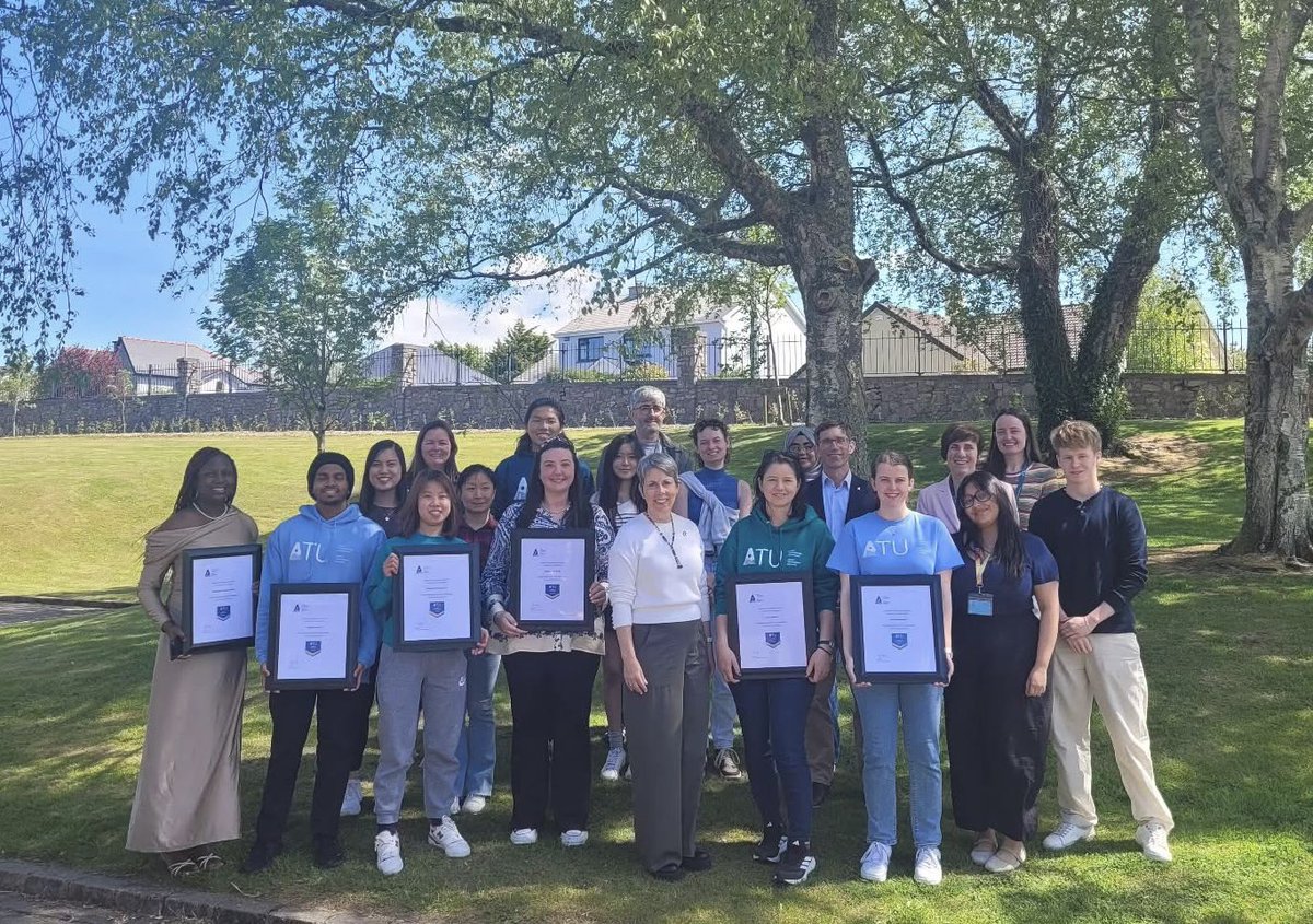 Today we celebrated our wonderful <a href="/atusligo_ie/">ATU Sligo</a> <a href="/ATUStAngelas/">ATU St Angelas</a> student ambassadors. 👏 #ATUGlobal