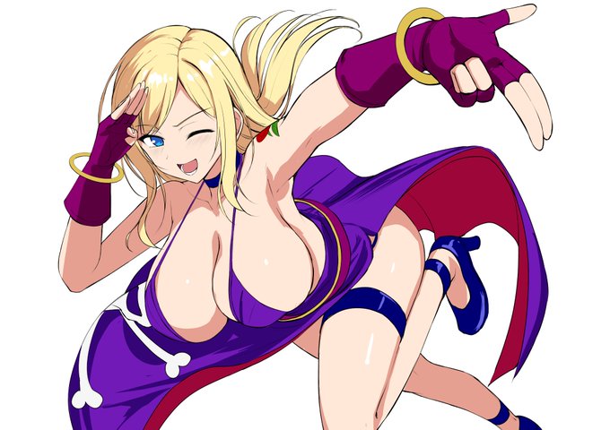 餓狼新作めでたいのでジェニー描いてた(そのうち仕上げる!) 