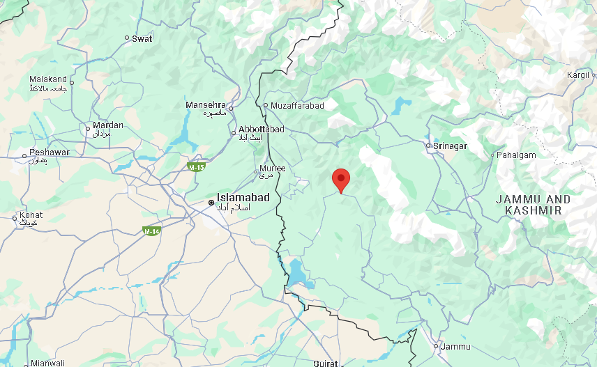 The red marker is Poonch? Surely bullets won't reach that far, or will they? #AlleyesonPoonch #OperationSindoor