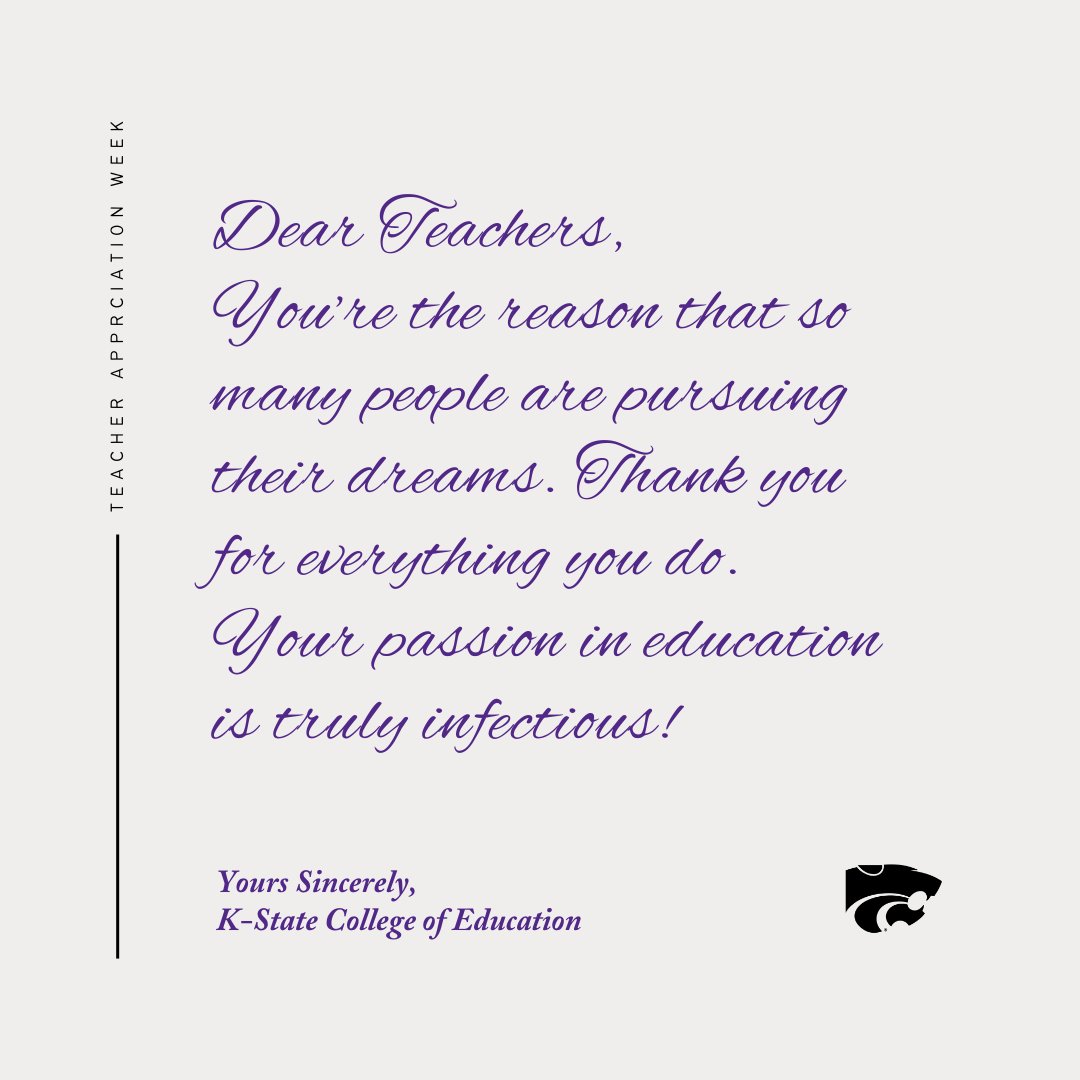 Happy Teacher Appreciation Week! Join us in celebrating the incredible educators who light our path to knowledge! From guiding us through challenges to inspiring our dreams, they make every lesson unforgettable. Let's show them some love and gratitude! #ThankATeacher