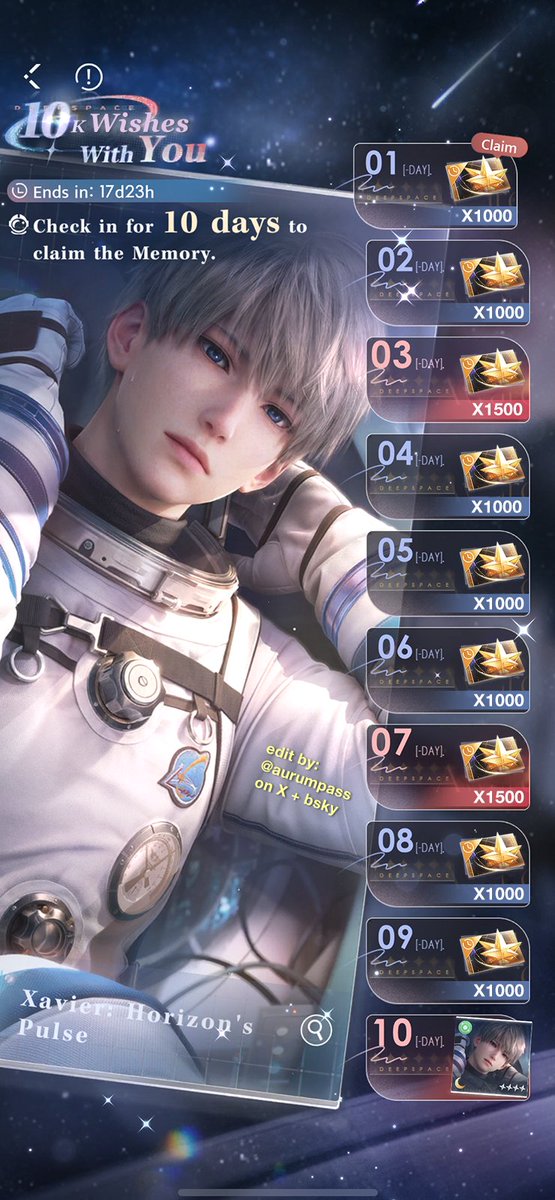 This would never happen but 10,000 Wishes With You 🤪

#loveanddeepspace #恋与深空