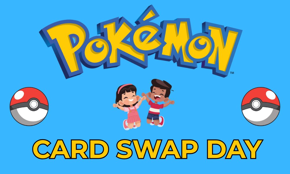 corkcolibrary's tweet image. Calling all collectors!

Bandon Library is hosting another Pokémon Card Swap Day on Saturday May 24th from 2pm – 4pm.

Drop in and trade your spare cards with other Poké fans!
Children only.

#BandonLibrary
