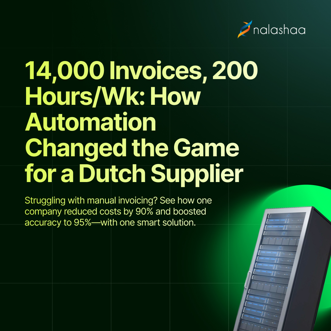 nalashaa's tweet image. 14,000 invoices. 200 hours/week. One smart solution.

A Dutch supplier transformed its invoicing chaos with RPA + AS400—cutting costs by 90% and boosting accuracy to 95%.

📄 See how automation made the difference.
🔗: nalashaa.com/portfolio/auto…

#RPA #AS400 #InvoiceAutomation