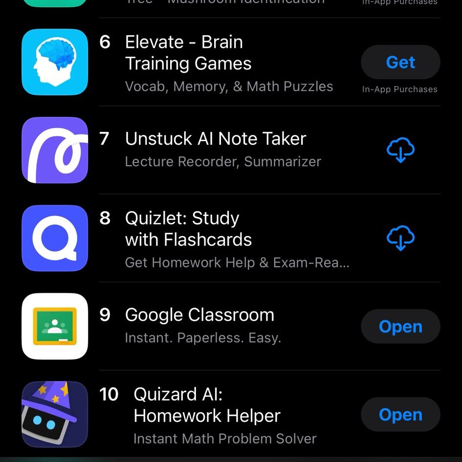 What’s better than having 1 app in the top 10 of the charts?

Having 2 apps in the top 10 🤠