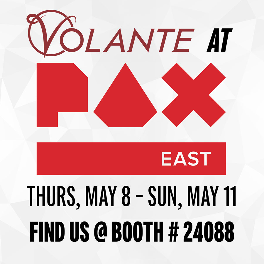 PAX East - we’re ready for you! Stop by booth #24088 this weekend and discover a world of fashion where people can feel extraordinary. See you there!

#VolanteDesign #PAX #PAXEast #PAXEast2025 #ReedPop
