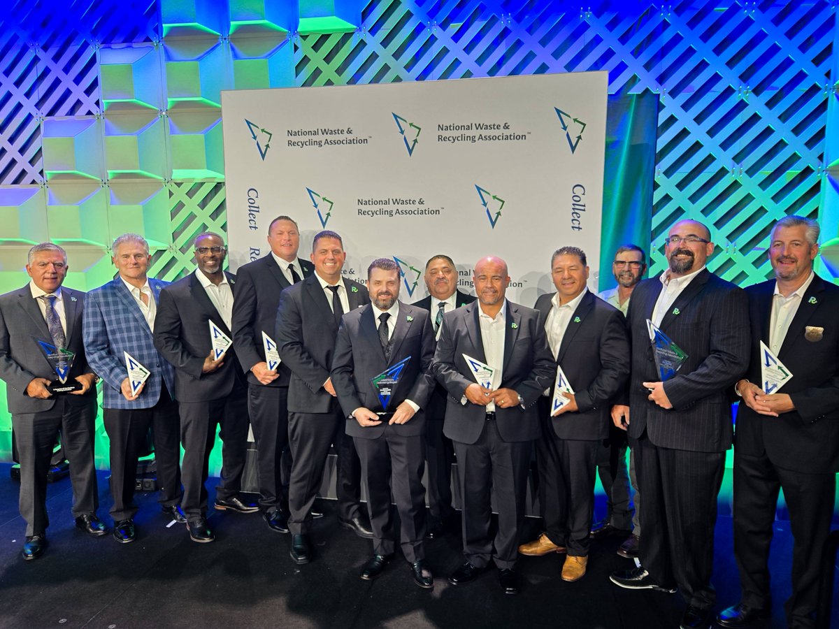 12 Recology Driver of the Year honorees were celebrated by the NWRA for their commitment to safety, years of service, route difficulty, and community engagement. Congratulations on your well-earned recognition, and thank you for the work that you do. bit.ly/2025doty
