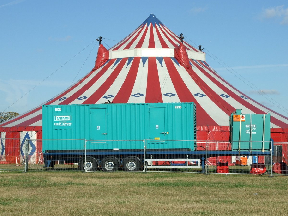 Here’s a blast from the past – this one’s from 2006

Back when our generators were green &amp; this event needed serious power support.

A lot’s changed since this big top circus event – our fleet’s now white, our tech’s evolved, and our capacity’s grown

#TrustMEMS #TemporaryPower