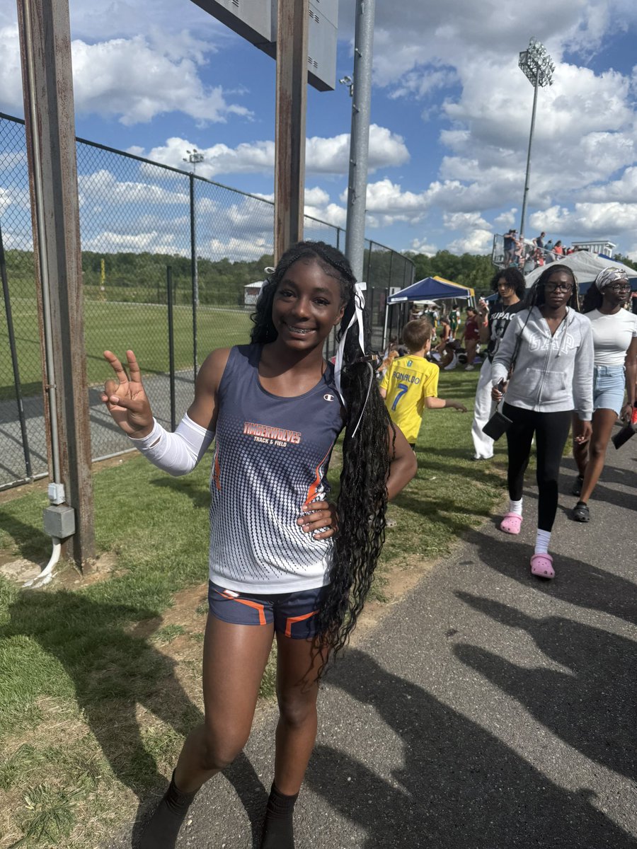 Congralations to A’nyah Smith for breaking the county records in 100m and 200m!  #UnityUnleashed #packpride #weareheim #ElevateStafford
