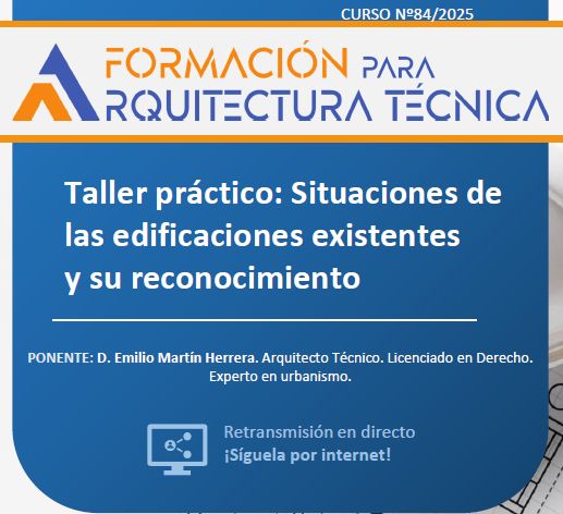 📰 Taller práctico: Situaciones de las edificaciones existentes y su reconocimiento 
🖱 buff.ly/NZaJDO7
#conectAT