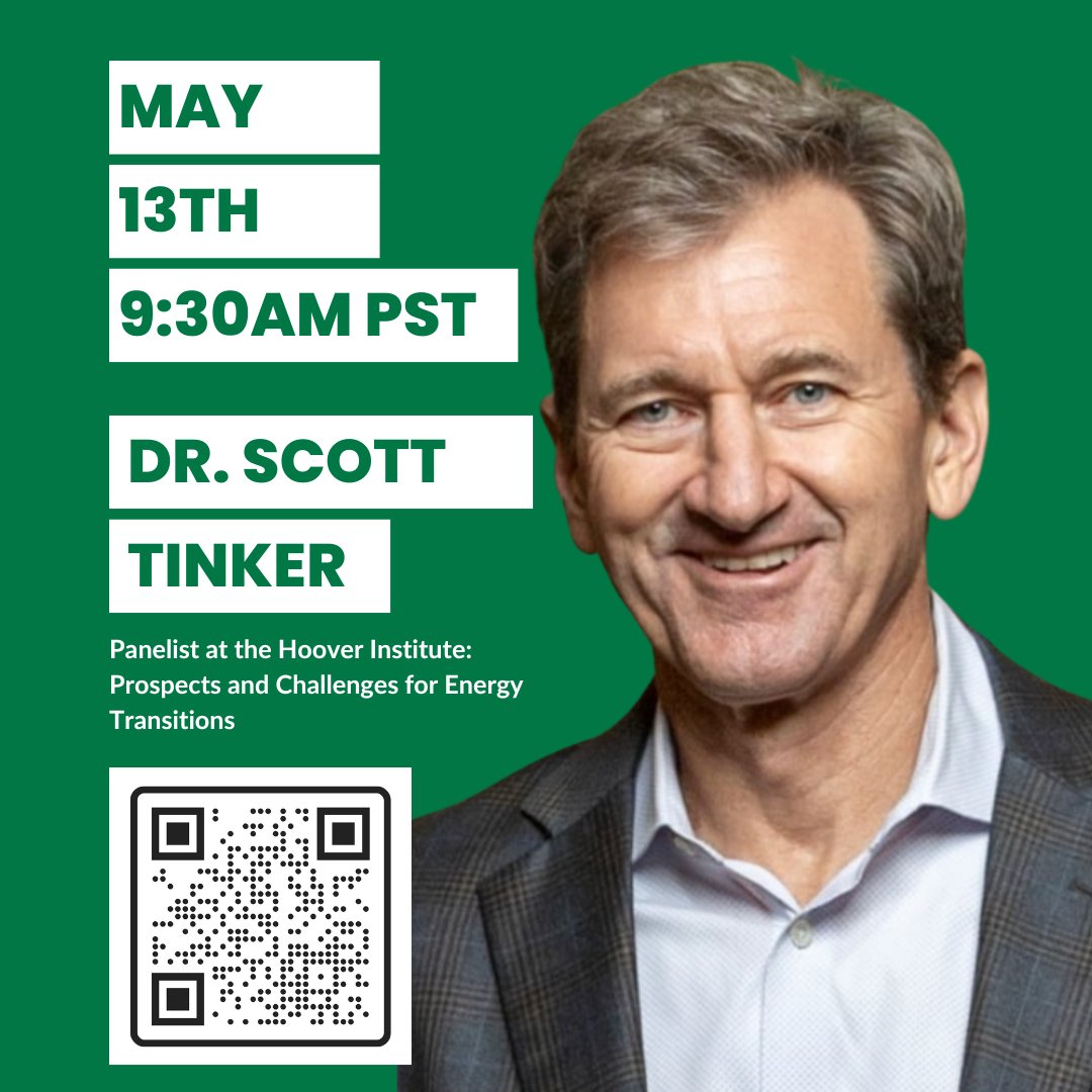Switch Energy Alliance (@switchealliance) on Twitter photo Can markets or mandates deliver affordable and reliable energy?
Join Dr. Scott Tinker at <a href="/HooverInst/">Hoover Institution</a> on May 13, 9:30 AM PT as he explores this question with Samantha Gross (<a href="/BrookingsInst/">The Brookings Institution</a>).
#EnergyTransition #ScottTinker #HooverInstitution
🗓 Event info na2.hubs.ly/y08ppt0 Can markets or mandates deliver affordable and reliable energy?
Join Dr. Scott Tinker at <a href="/HooverInst/">Hoover Institution</a> on May 13, 9:30 AM PT as he explores this question with Samantha Gross (<a href="/BrookingsInst/">The Brookings Institution</a>).
#EnergyTransition #ScottTinker #HooverInstitution
🗓 Event info na2.hubs.ly/y08ppt0