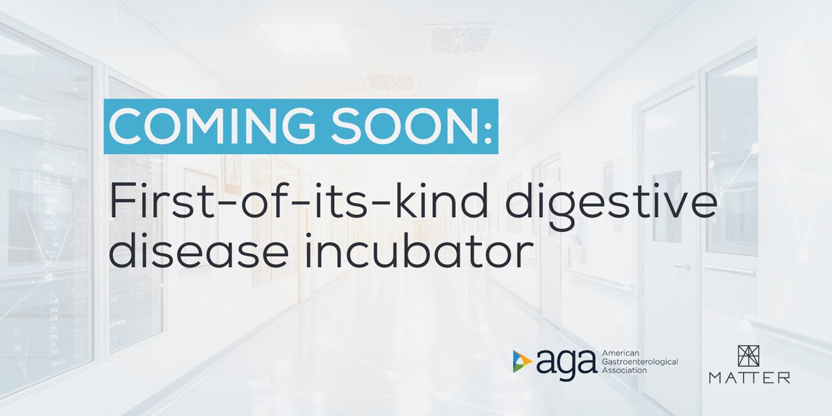 MATTER (@matterhealth) on Twitter photo We're thrilled to announce that we've teamed up with the <a href="/AmerGastroAssn/">American Gastroenterological Association (AGA)</a> to launch the inaugural incubator focused on advancing the development of digestive disease startups.
Applications for the incubator will open in early summer 2025. Learn more: bit.ly/437pu4c We're thrilled to announce that we've teamed up with the <a href="/AmerGastroAssn/">American Gastroenterological Association (AGA)</a> to launch the inaugural incubator focused on advancing the development of digestive disease startups.
Applications for the incubator will open in early summer 2025. Learn more: bit.ly/437pu4c