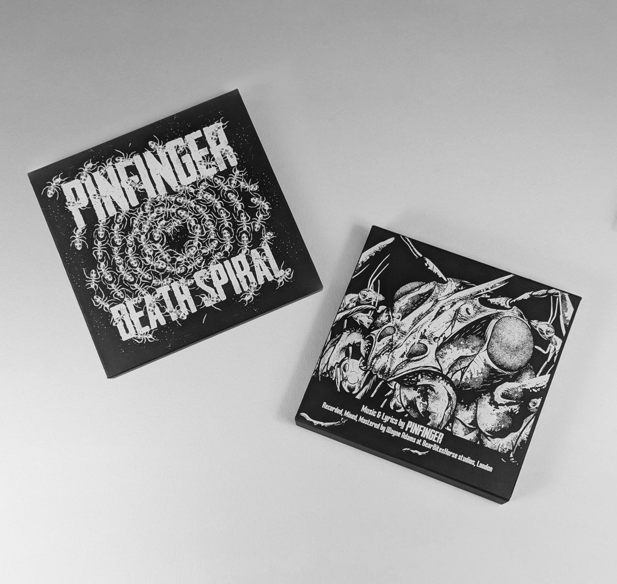 Take a look at this awesome cassette in a matchbox made for @pinfingertheband - Death Spiral 🤩
