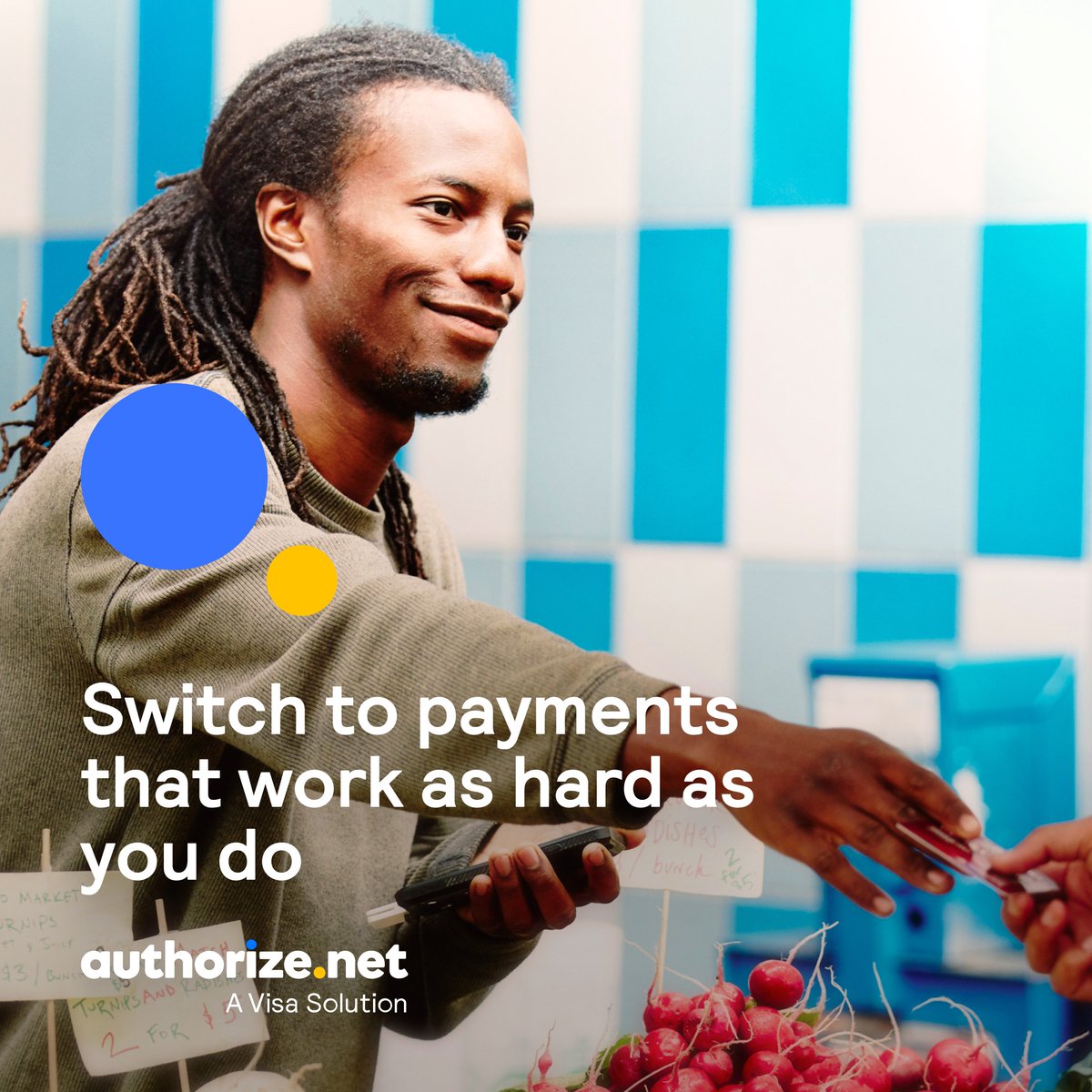 Business moves fast—your payments should too. Switch to a solution that can move at your speed.  

Start the switch. Learn more vi.sa/4lKPJ8R

#Authorizenet #Payments #PaymentSolutions