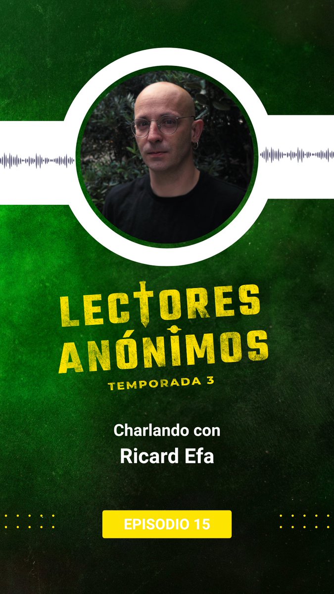 Lectores Anónimos (@lectanonimos) on Twitter photo Mañana podréis disfrutar en iVoox y Spotify de la charla que mantuvimos con el polifacético Ricard Efa durante el pasado <a href="/COMIC_bcn/">COMIC BARCELONA</a>. Mañana podréis disfrutar en iVoox y Spotify de la charla que mantuvimos con el polifacético Ricard Efa durante el pasado <a href="/COMIC_bcn/">COMIC BARCELONA</a>.