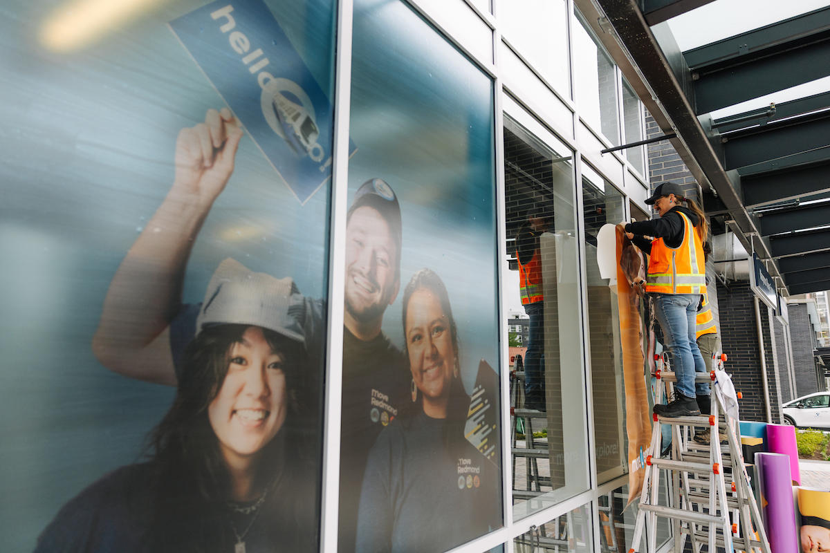 SoundTransit's tweet photo. Planning to ride the 2 Line extension on May 10? Service starts around noon, after the Downtown Redmond Station ribbon cutting.

Get there early via bus, shuttle, or trail. Details: https://t.co/QEuOp2Pi5A #2Line #HelloRedmond https://t.co/pX4Pa8xRmS