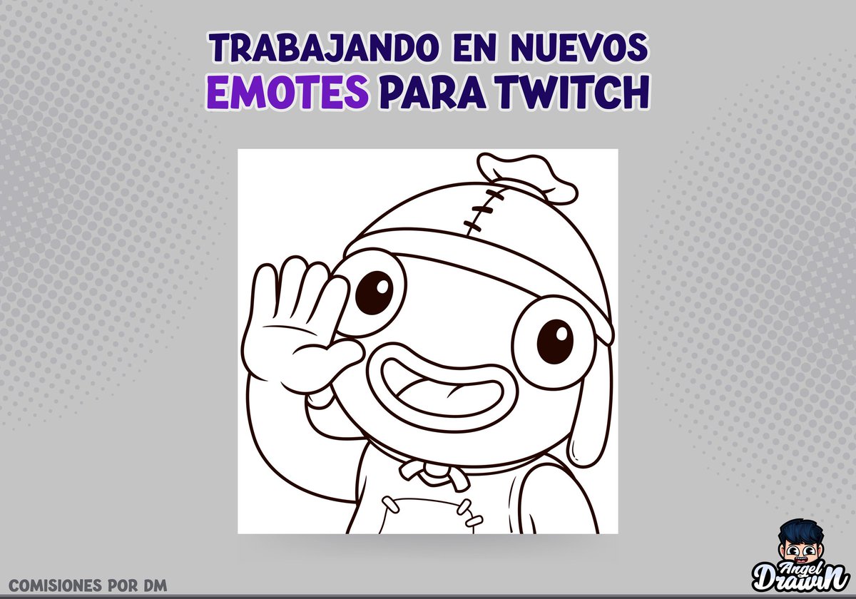Iniciamos el ombligo de la semana con unos nuevos emotes para twitch! Recuerda preguntar por comisiones a través de MD 🤓 #emotestwitch #twitch