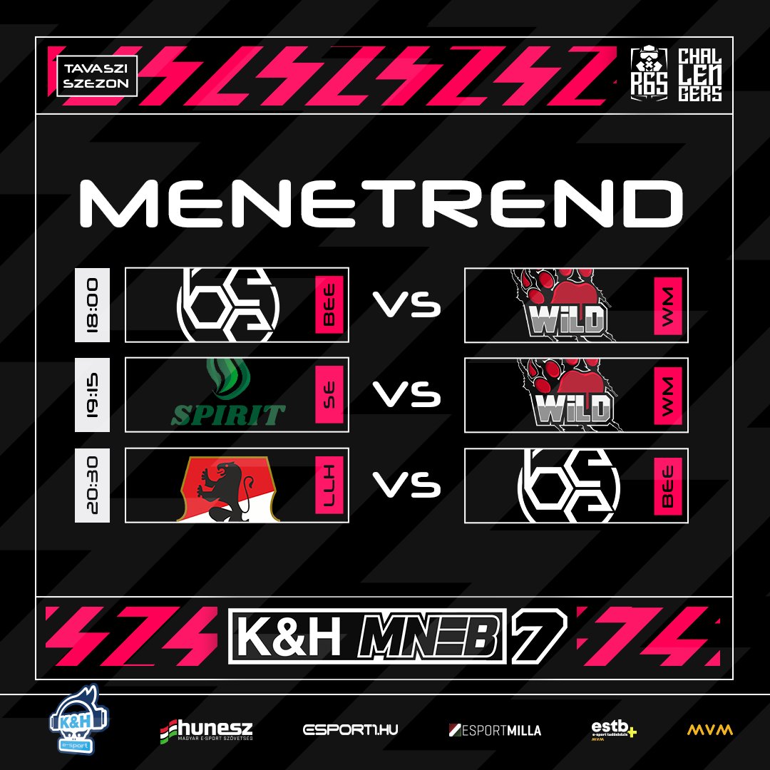 WiLD MultiGaming (@wildmultigaming) on Twitter photo Ma kezdődik az R6 MNEB, de még azt se raktuk ki, hogy mi a lineupunk... Mind 1 majd ingame látjátok az <a href="/esport_bee/">Békéscsabai E-sport Egyesület</a> és <a href="/SpiritEsportsHU/">SPIRIT ESPORTS</a> ellen.
Amúgy tavalyhoz képest: - <a href="/Koblos2/">Koblos</a> +<a href="/TH3SL4Y3RR/">SL4Y3R</a>
Többi infó SOON
twitch.tv/esport1tv
twitch.tv/weendeax
#BeWiLD <a href="/HungarianEsport/">Hungarian National Esports Championship</a> Ma kezdődik az R6 MNEB, de még azt se raktuk ki, hogy mi a lineupunk... Mind 1 majd ingame látjátok az <a href="/esport_bee/">Békéscsabai E-sport Egyesület</a> és <a href="/SpiritEsportsHU/">SPIRIT ESPORTS</a> ellen.
Amúgy tavalyhoz képest: - <a href="/Koblos2/">Koblos</a> +<a href="/TH3SL4Y3RR/">SL4Y3R</a>
Többi infó SOON
twitch.tv/esport1tv
twitch.tv/weendeax
#BeWiLD <a href="/HungarianEsport/">Hungarian National Esports Championship</a>