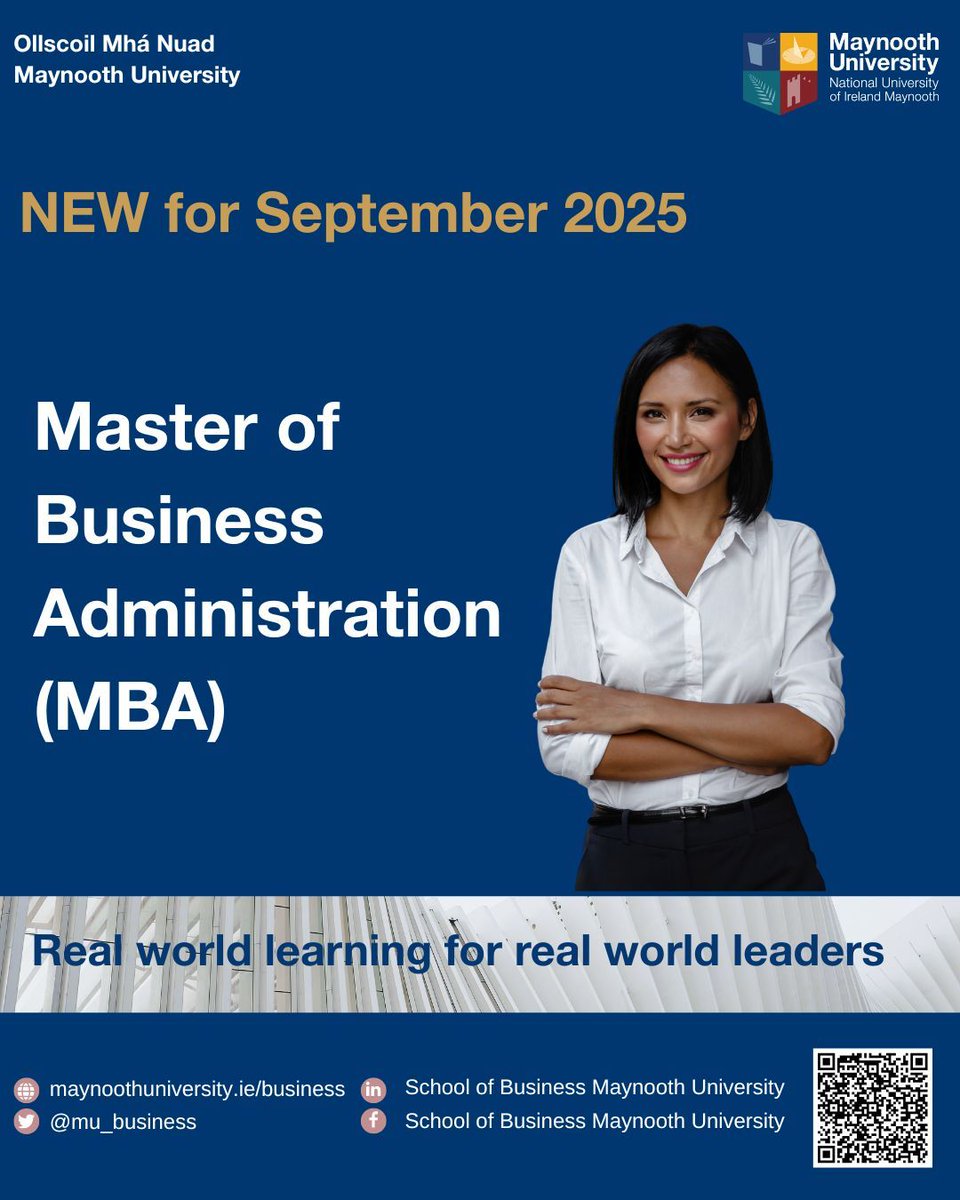 Maynooth Business (@mu_business) on Twitter photo ๐๐๐ฏ๐๐ง๐๐ ๐ฒ๐จ๐ฎ๐ซ ๐๐๐ซ๐๐๐ซ ๐ฐ๐ข๐ญ๐ก ๐๐๐ฒ๐ง๐จ๐จ๐ญ๐ก ๐๐ง๐ข๐ฏ๐๐ซ๐ฌ๐ข๐ญ๐ฒโ๐ฌ ๐ง๐๐ฐ ๐๐๐โ๐ฅ๐๐ฎ๐ง๐๐ก๐ข๐ง๐ ๐๐๐ฉ๐ญ๐๐ฆ๐๐๐ซ ๐๐๐๐.
Transform your ambition into impact with our powerful MBA. Find out more and take control of your future @ bit.ly/3YB9whj ๐๐๐ฏ๐๐ง๐๐ ๐ฒ๐จ๐ฎ๐ซ ๐๐๐ซ๐๐๐ซ ๐ฐ๐ข๐ญ๐ก ๐๐๐ฒ๐ง๐จ๐จ๐ญ๐ก ๐๐ง๐ข๐ฏ๐๐ซ๐ฌ๐ข๐ญ๐ฒโ๐ฌ ๐ง๐๐ฐ ๐๐๐โ๐ฅ๐๐ฎ๐ง๐๐ก๐ข๐ง๐ ๐๐๐ฉ๐ญ๐๐ฆ๐๐๐ซ ๐๐๐๐.
Transform your ambition into impact with our powerful MBA. Find out more and take control of your future @ bit.ly/3YB9whj