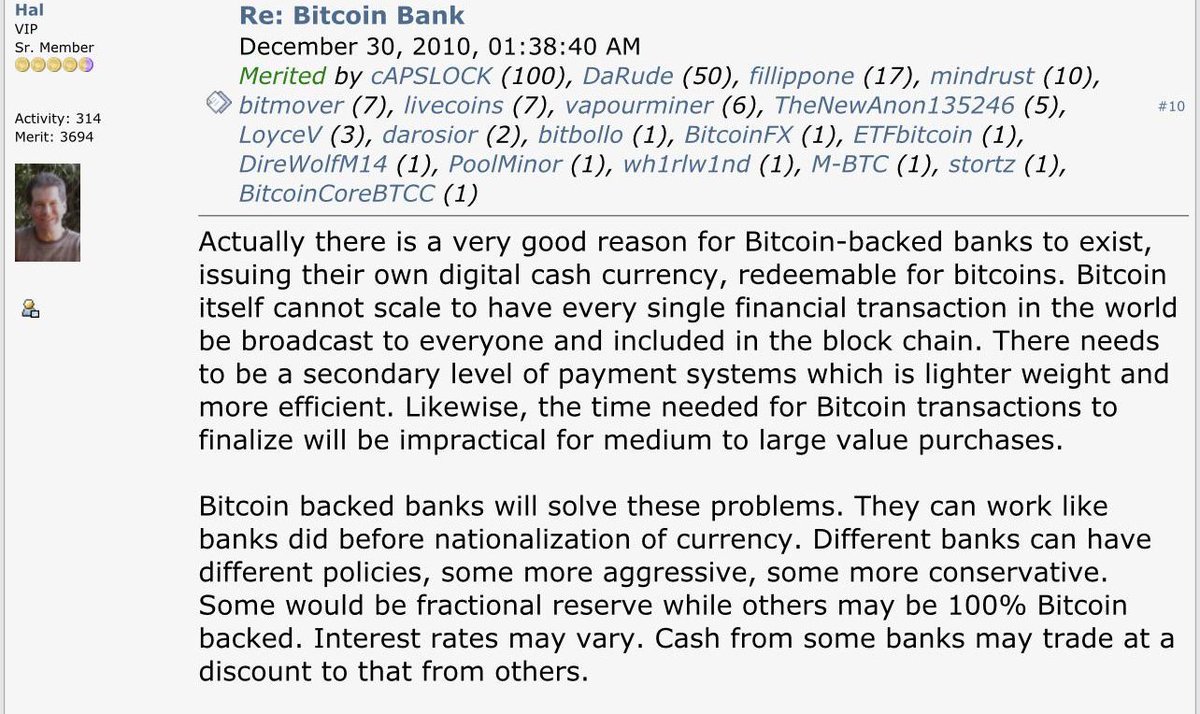 jakob_btc's tweet image. Hal Finney described a future where banks issue digital cash backed 1:1 by Bitcoin.
Today, we have the first Bitcoin bank @HermeticaFi.🧵