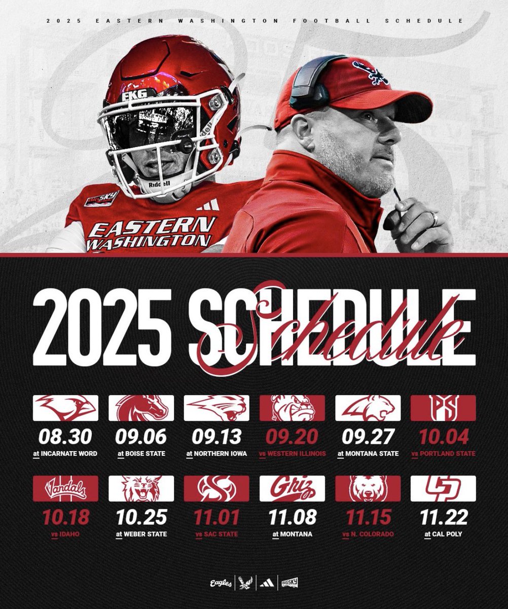 Thank you <a href="/Coach__York/">Austin York</a> from <a href="/EWUFootball/">EWU Football 🏈</a> for stopping by RHS this morning. #GoEags