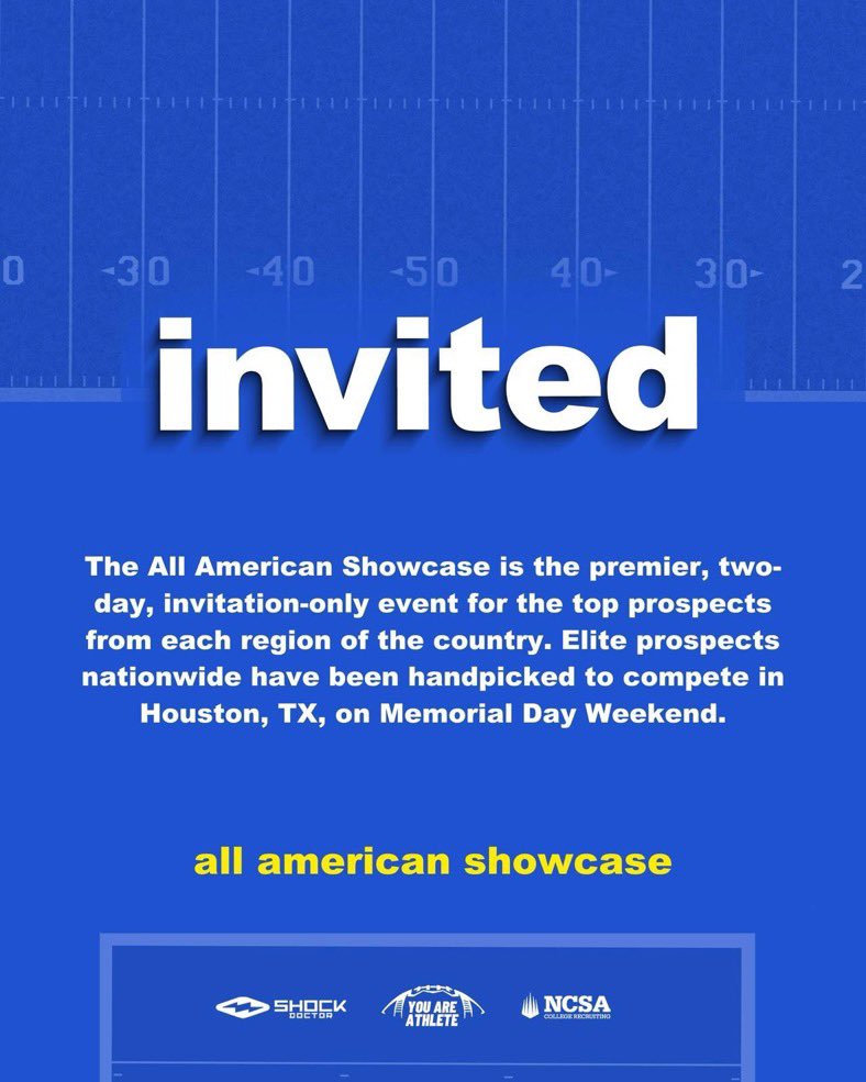 Thank you for the invite! <a href="/youareathlete/">You Are Athlete</a> 

<a href="/CoachStandley/">Wade Standley</a> <a href="/CoachEmbrey_/">Austin Embrey</a> <a href="/RecruitDCFB/">Deer Creek FB Recruits</a> <a href="/DeerCreekFB/">Deer Creek Football</a> <a href="/NWE_7on7/">Northwest Elite 7 on 7</a>