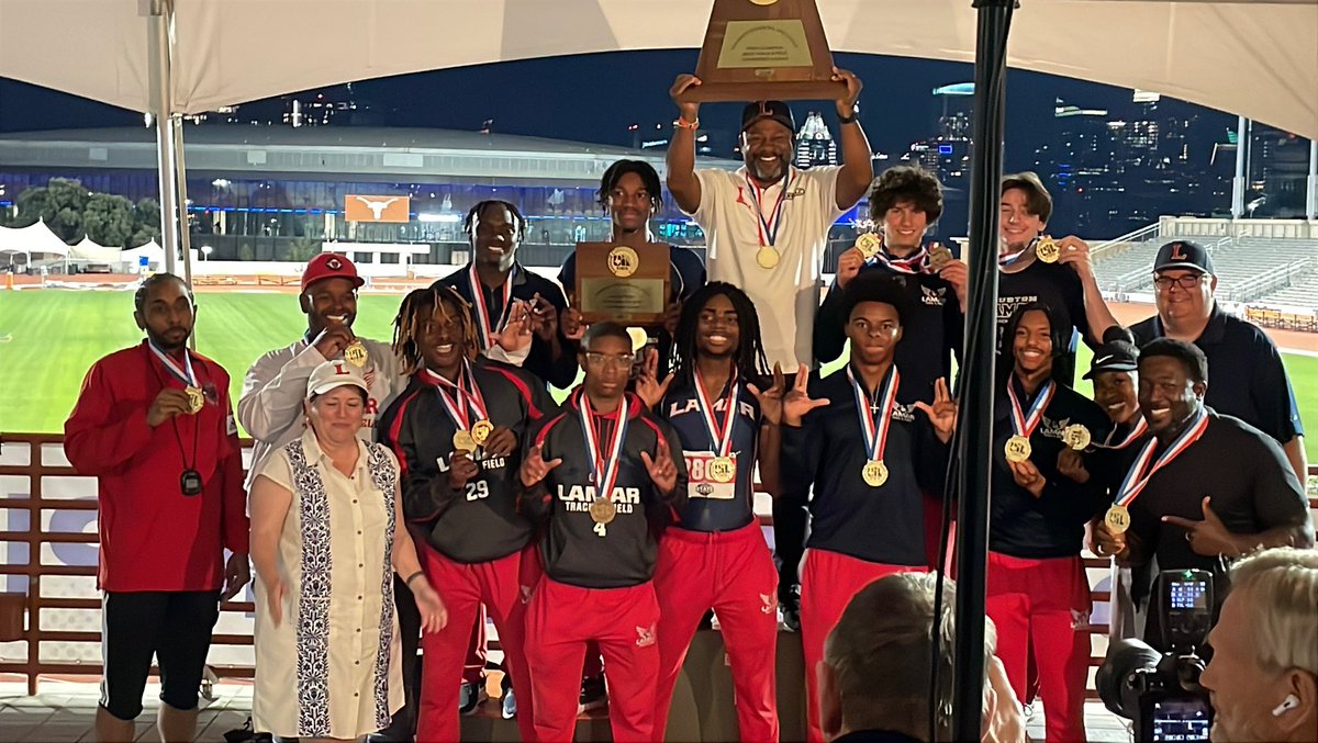 What a great season for the Lamar Track &amp; Field team! A state record and a team state championship all in the same year!