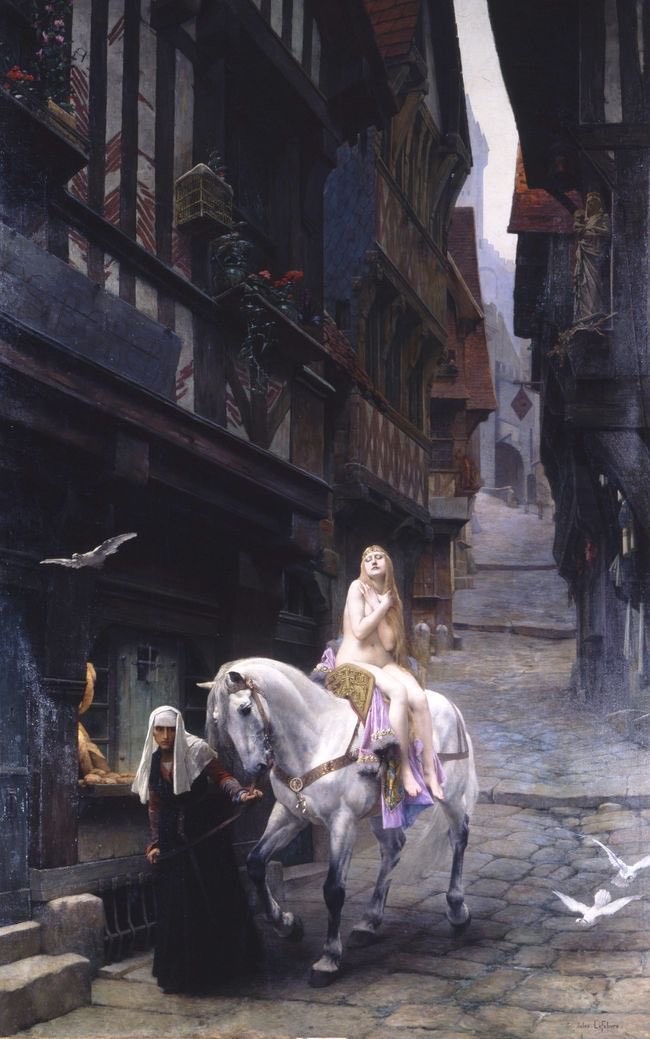 AcademiaAesthe1's tweet image. Lady Godiva by Jules Joseph Lefebvre (1891)