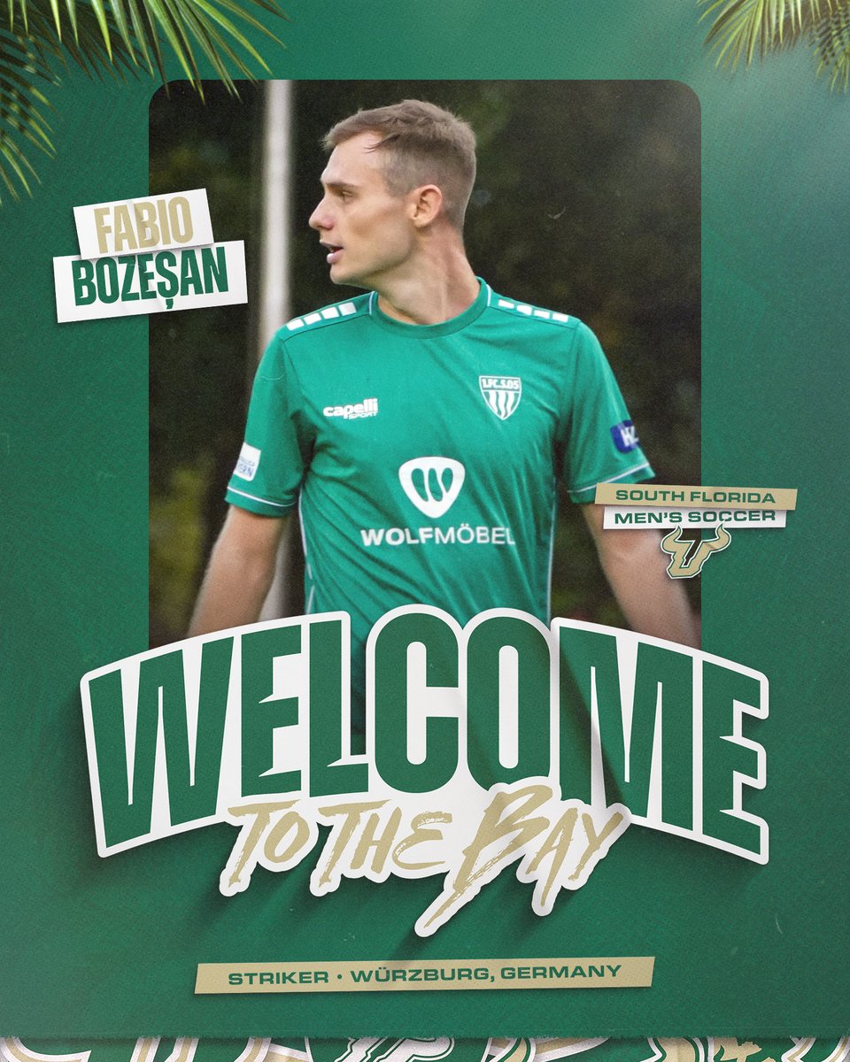 USFMSOC's tweet image. Welcome to The Bay, Fabio!

#HornsUp 🤘